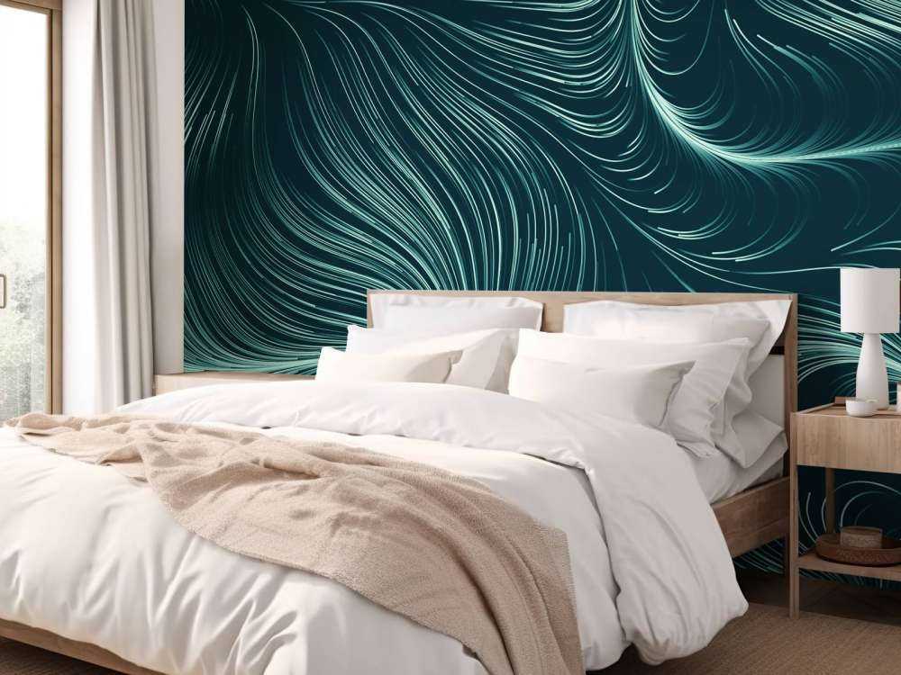Green illuminated lines