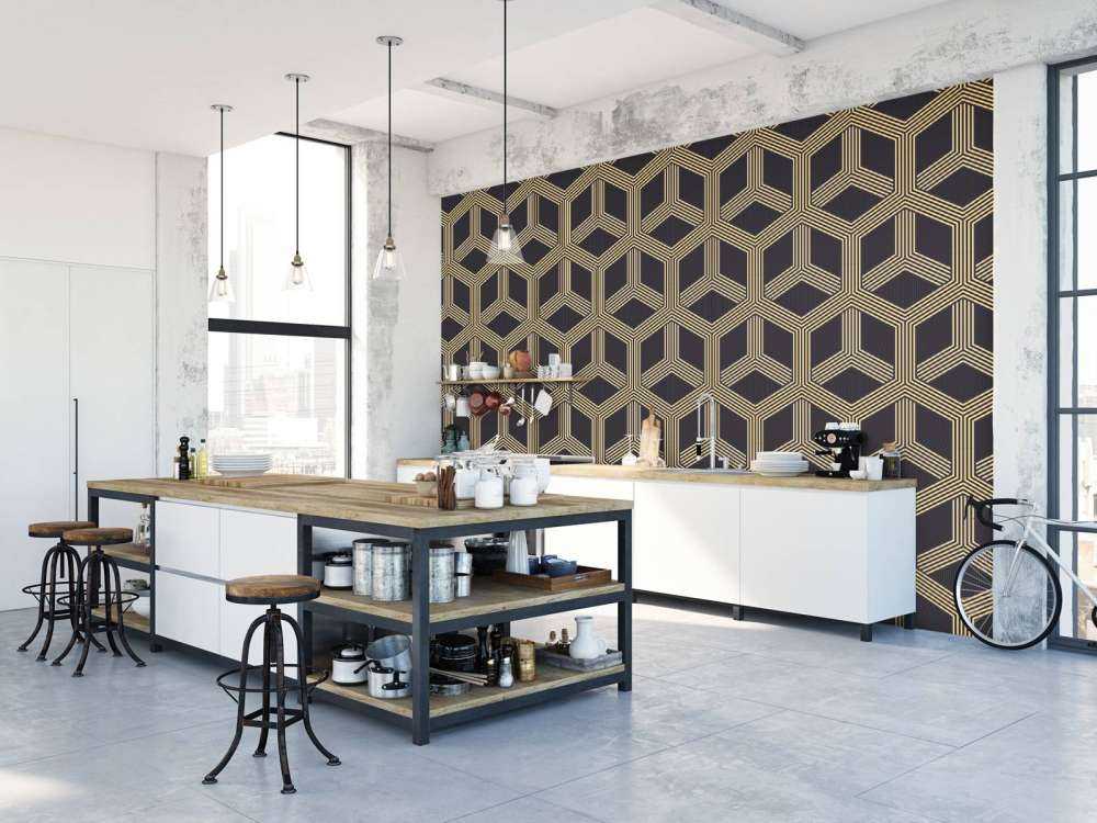 Illusion pattern art deco