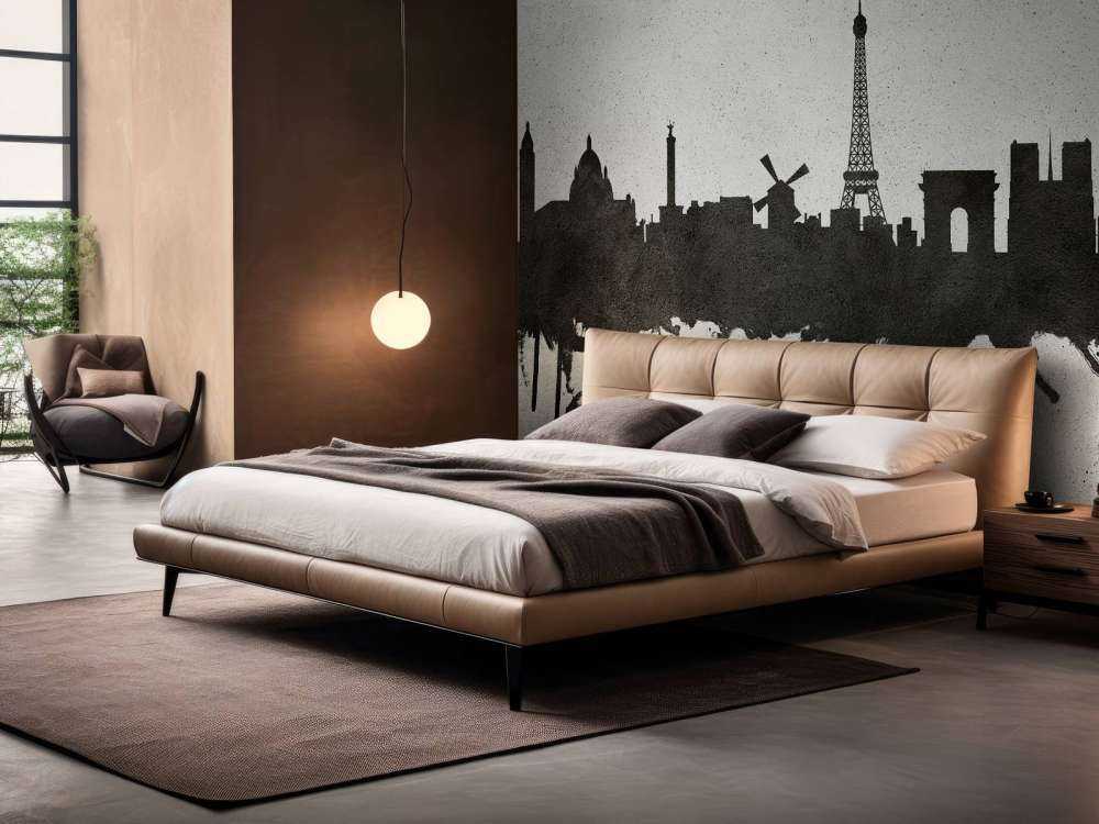 Watercolor skyline, Paris