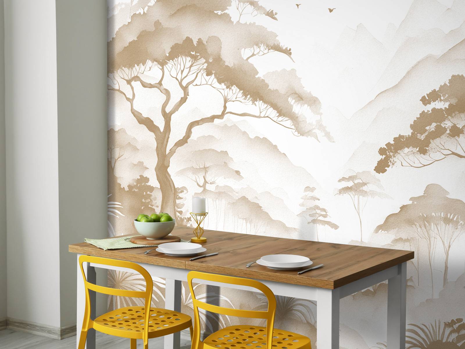 Misty Mountain Valley, taupe