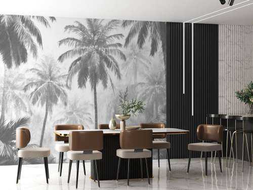 Misty Palm Forest