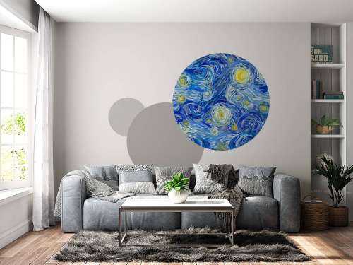 Starry night illustration
