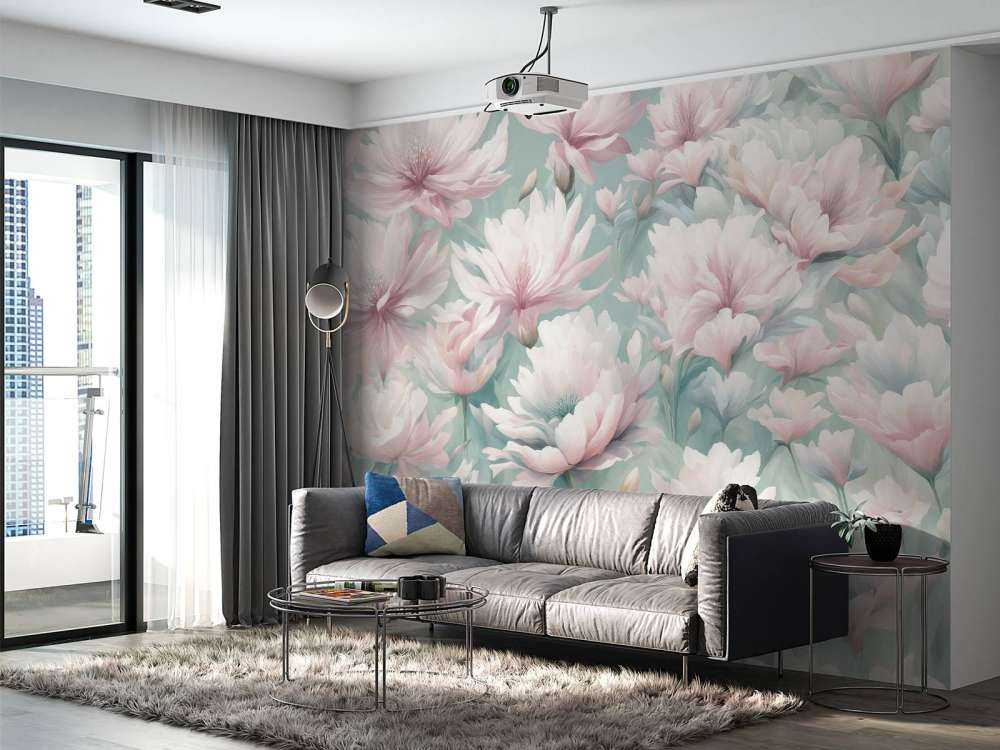 Balmy morning mint green