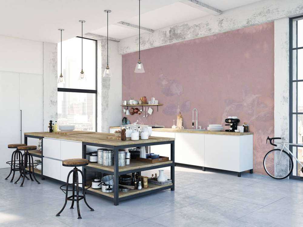 Wild geranium and snowberry - mauve