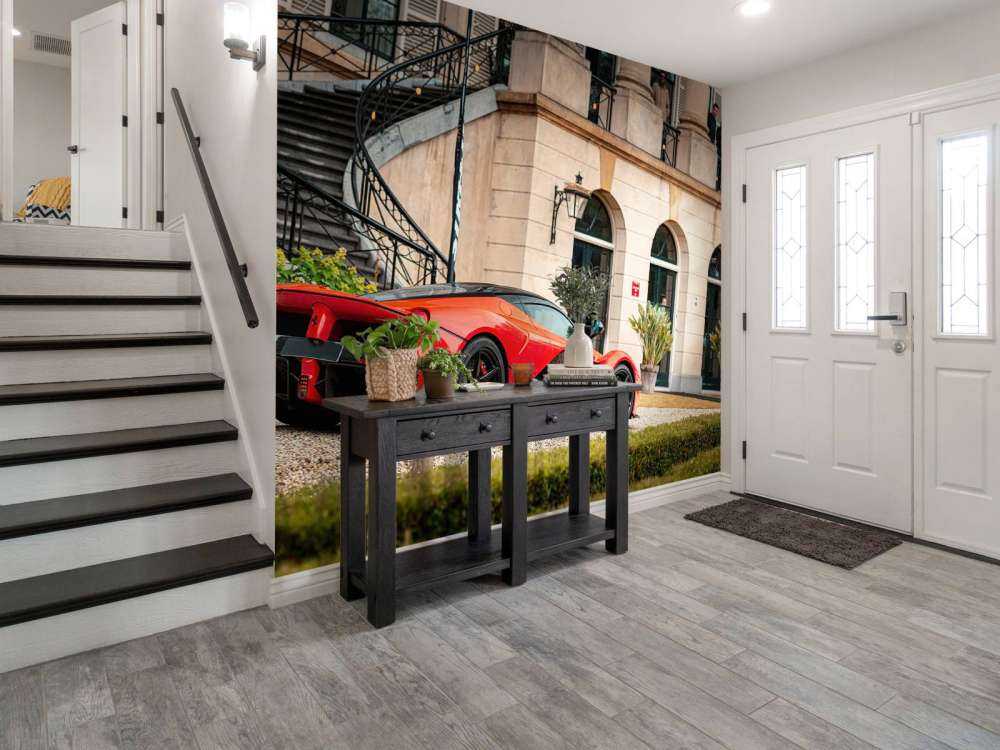 Ferrari laFerrari by luxury villa