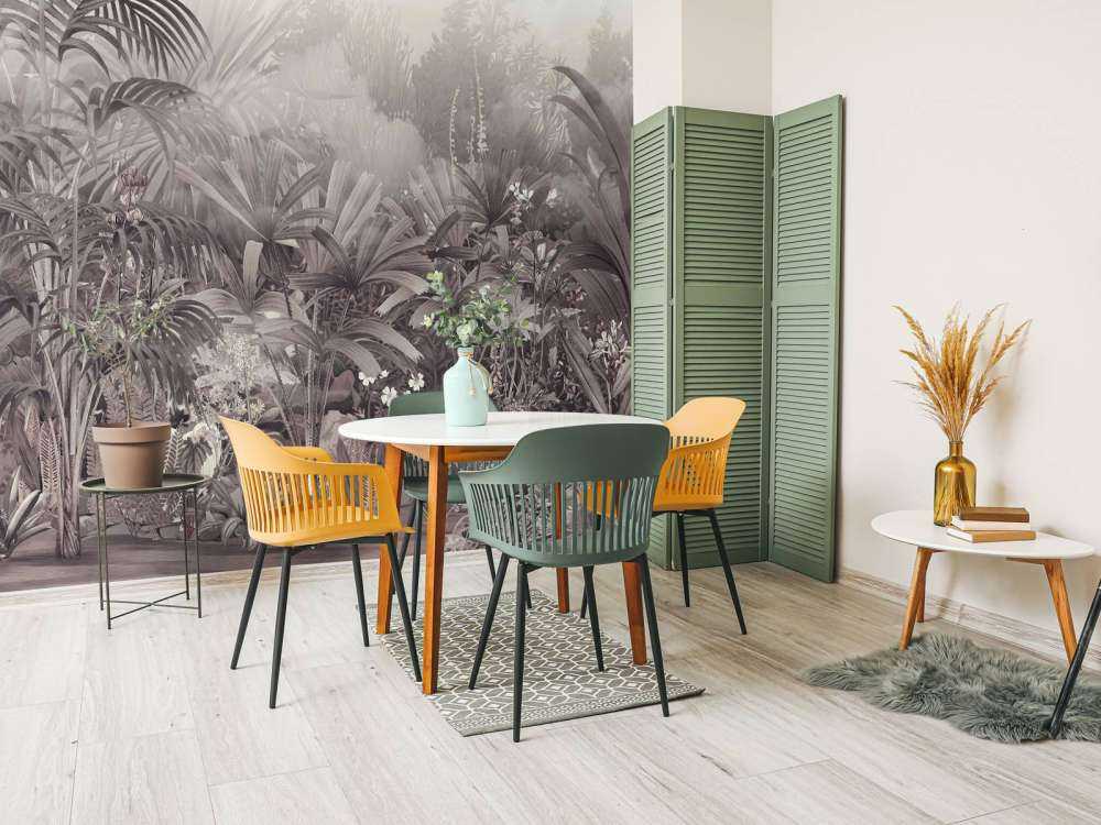 Morning in the Tropical Garden Purple