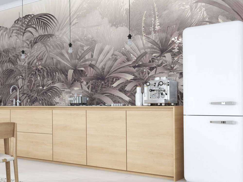 Morning in the Tropical Garden Purple