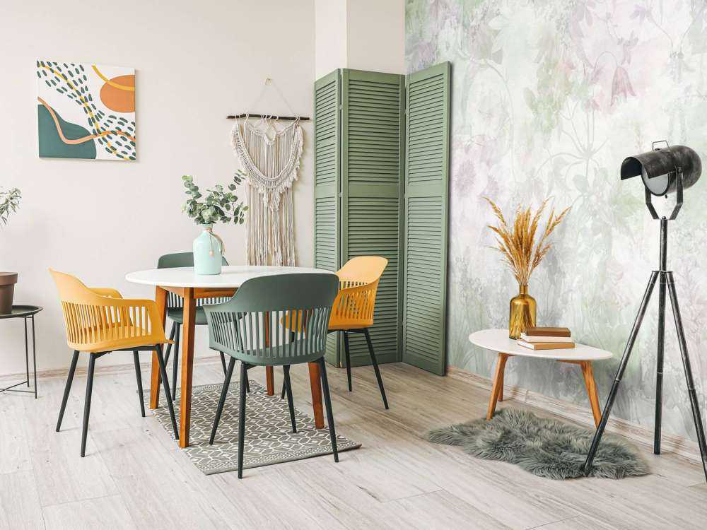 Watercolor Garden Green