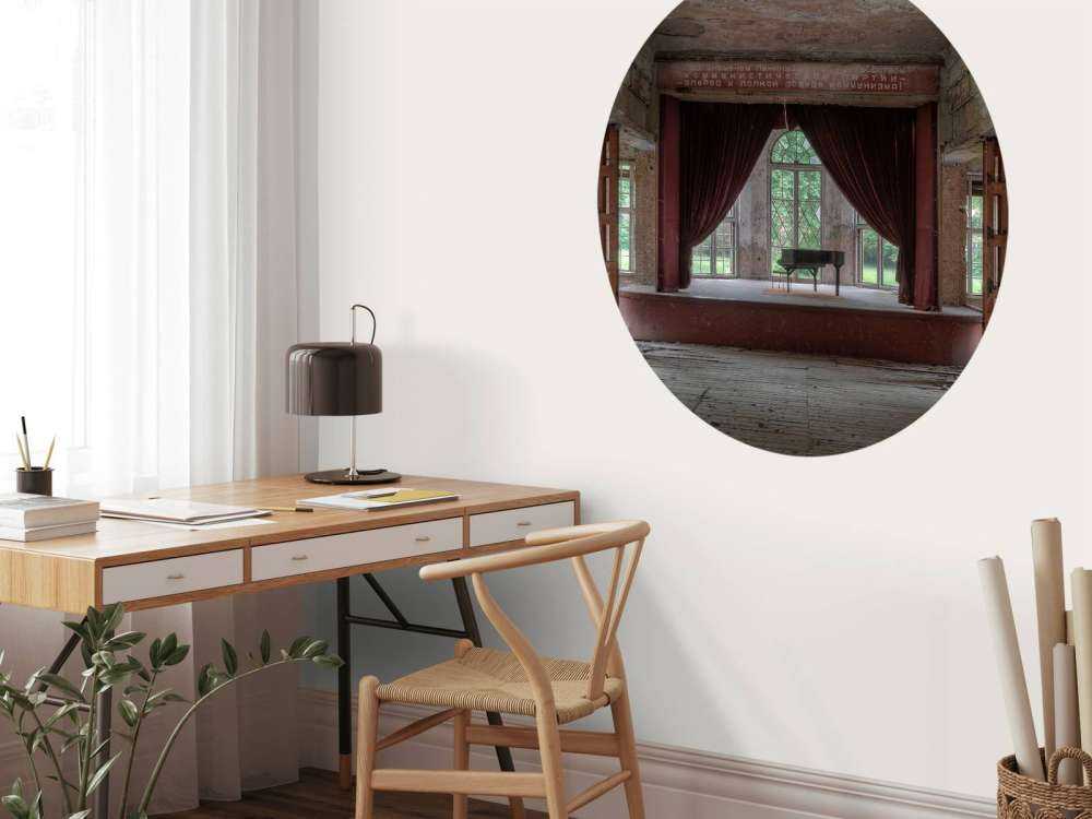 Piano in old sanatorium