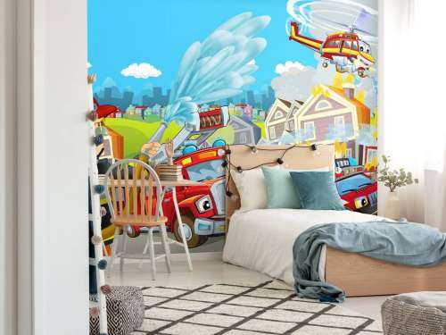 Children's room fire brigade