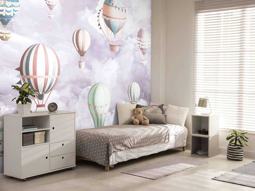 In the purple clouds