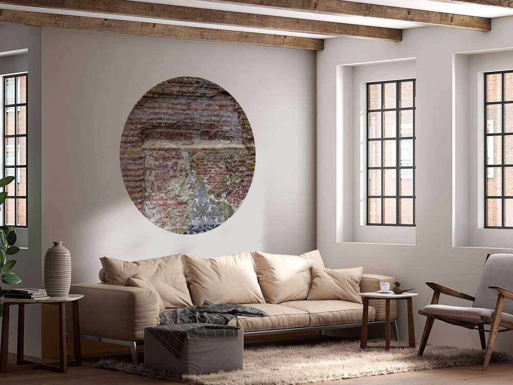 Old crumbled wall