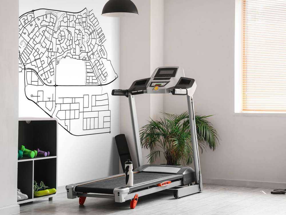 Plattegrond van Urk, wit 