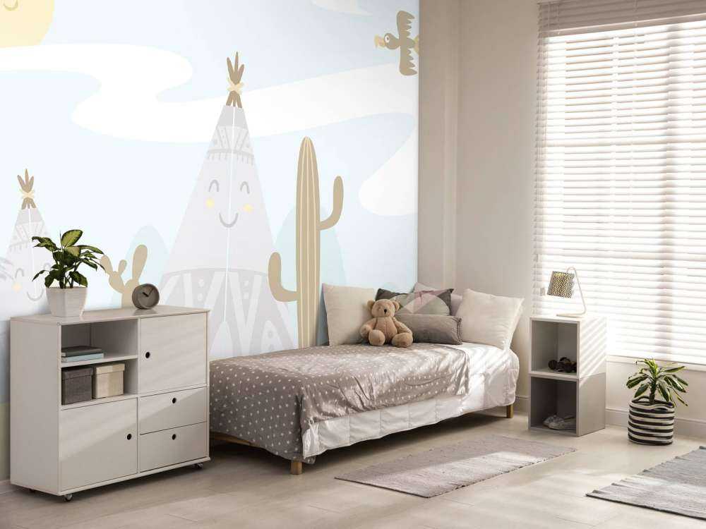 Kinderlijk woestijn design
