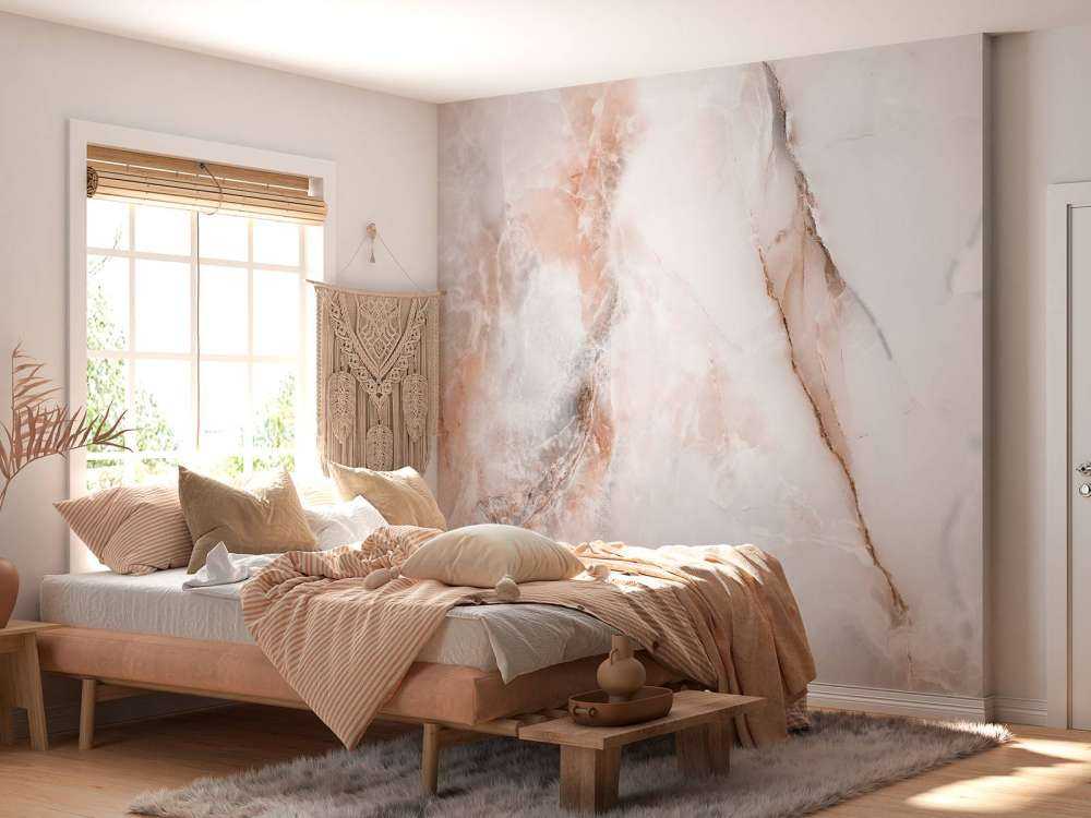 Marble with pink tint
