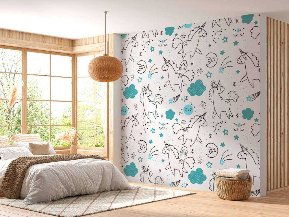 Getekende unicorns