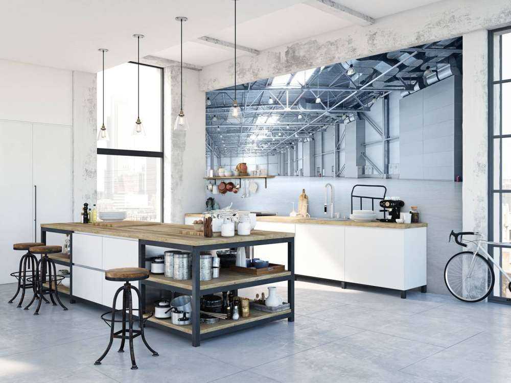 Interieur lege opslagplaats