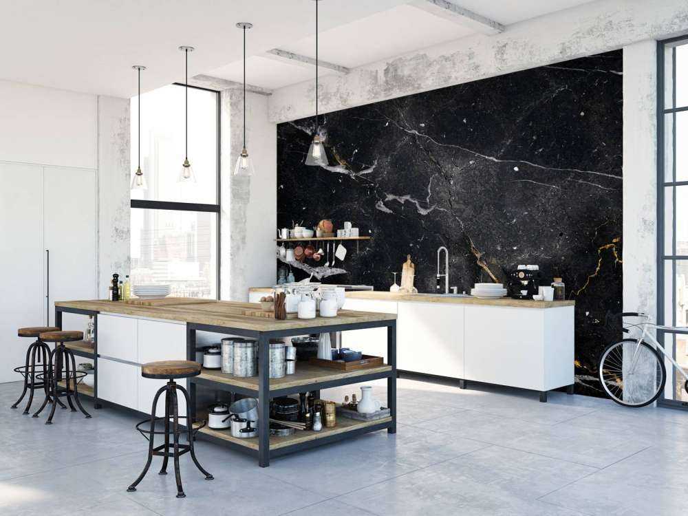 Classic dark marble