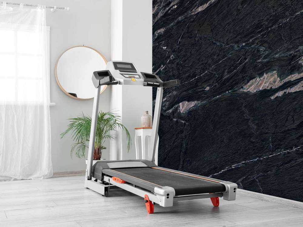 Dark marble with light lines