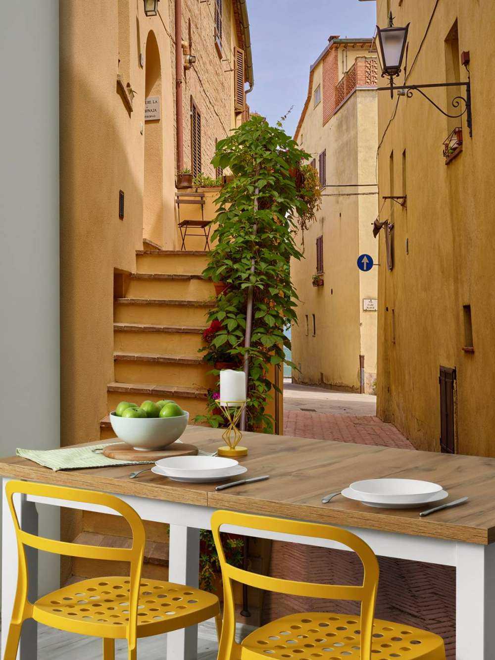 Stairs in an Italian street