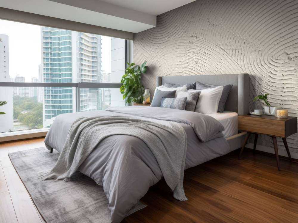 Zen circles in linen