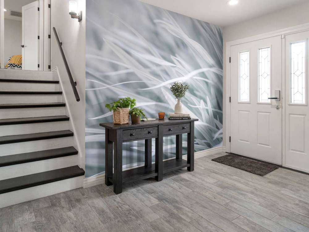 Grass blades close-up