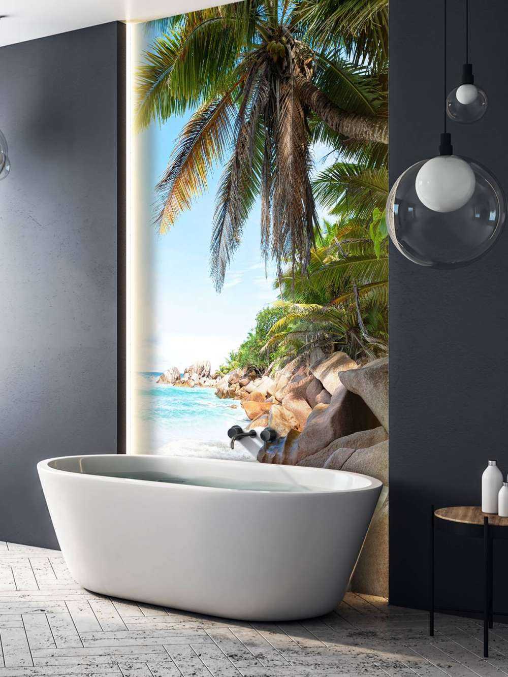 Beautiful tropical sand beach