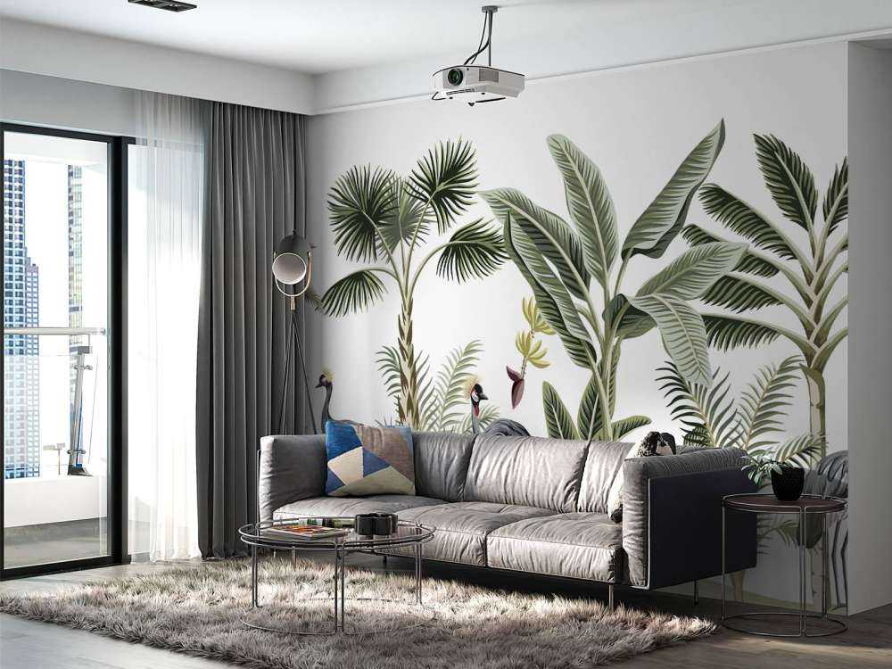 Kraanvogels in de jungle