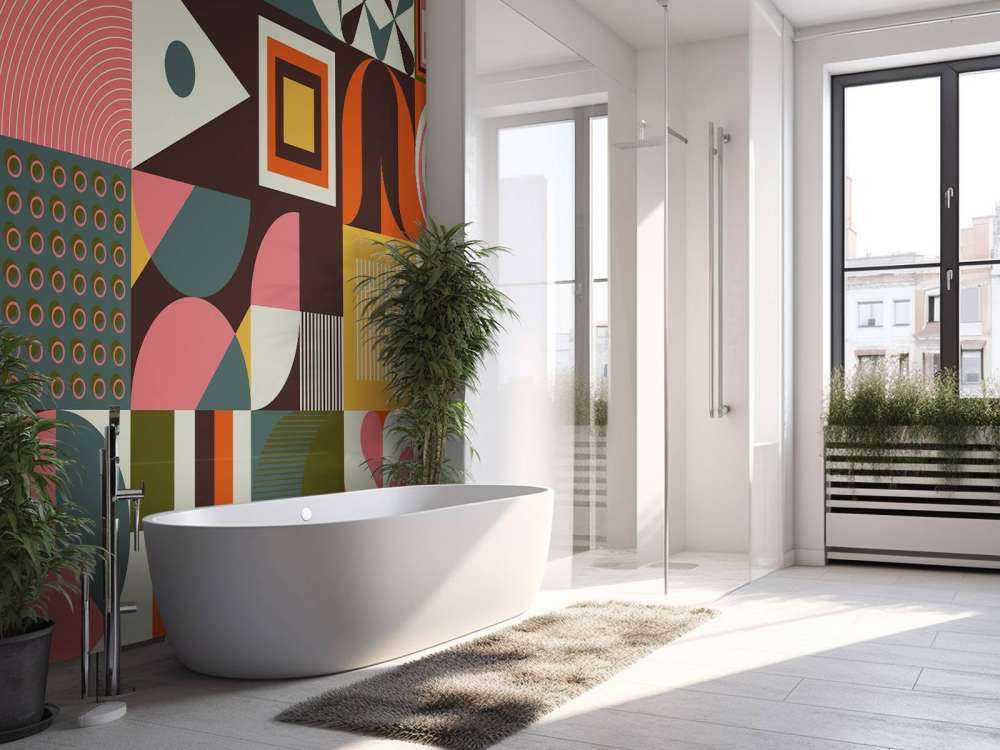 Colorful abstract shapes