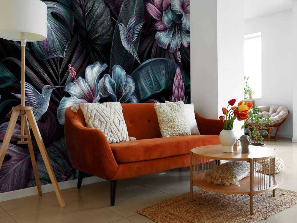 Pattern with birds