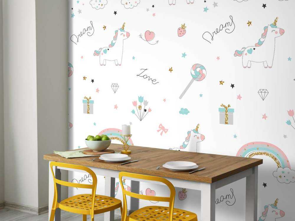 Unicorns, rainbows and glitter