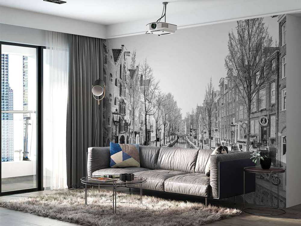 Amsterdam in black and white