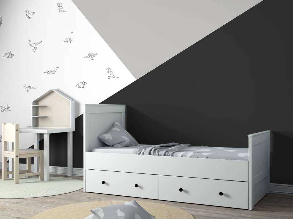 Black and white triangles with dinosaurs