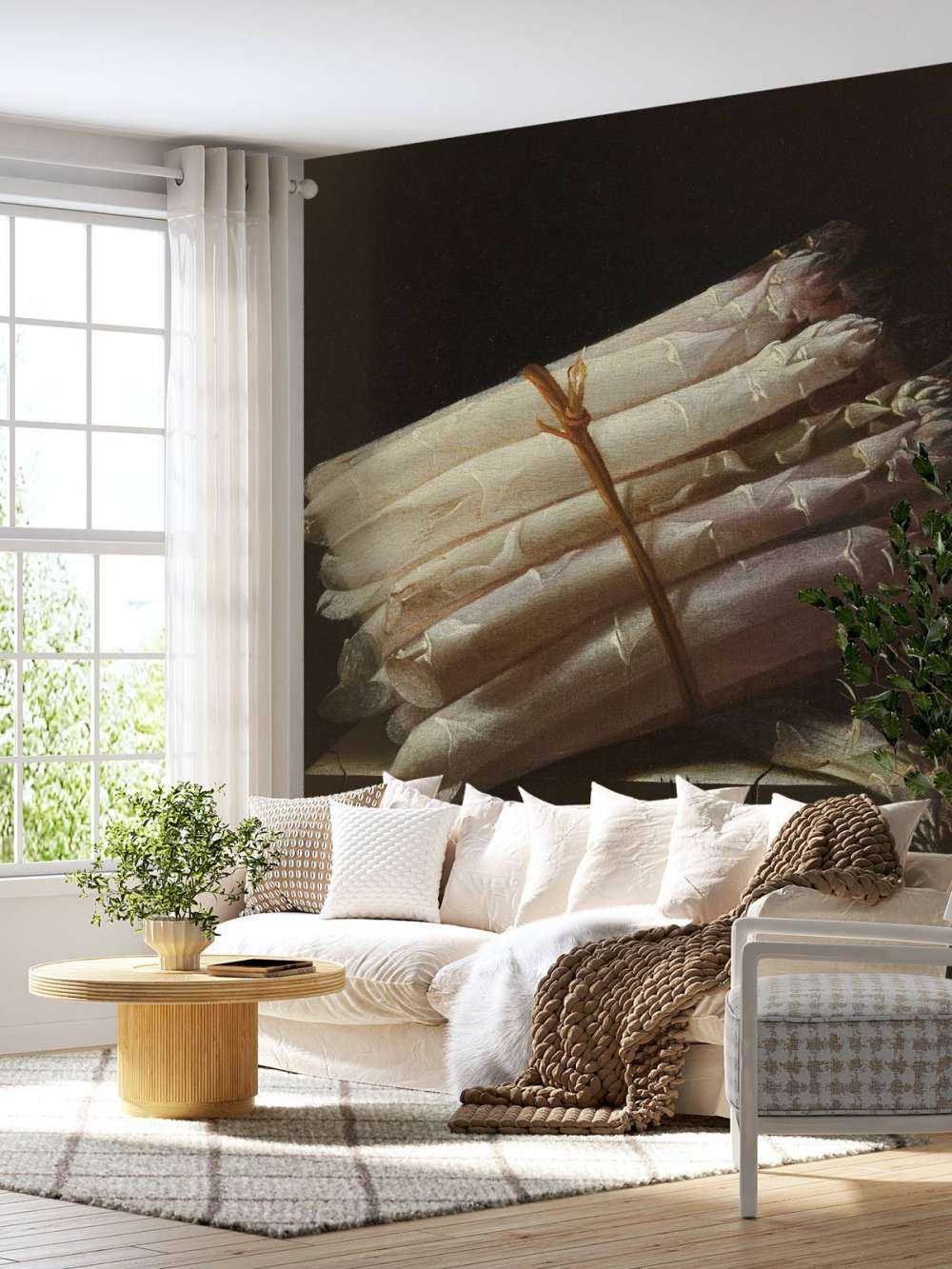 Still life with asparagus