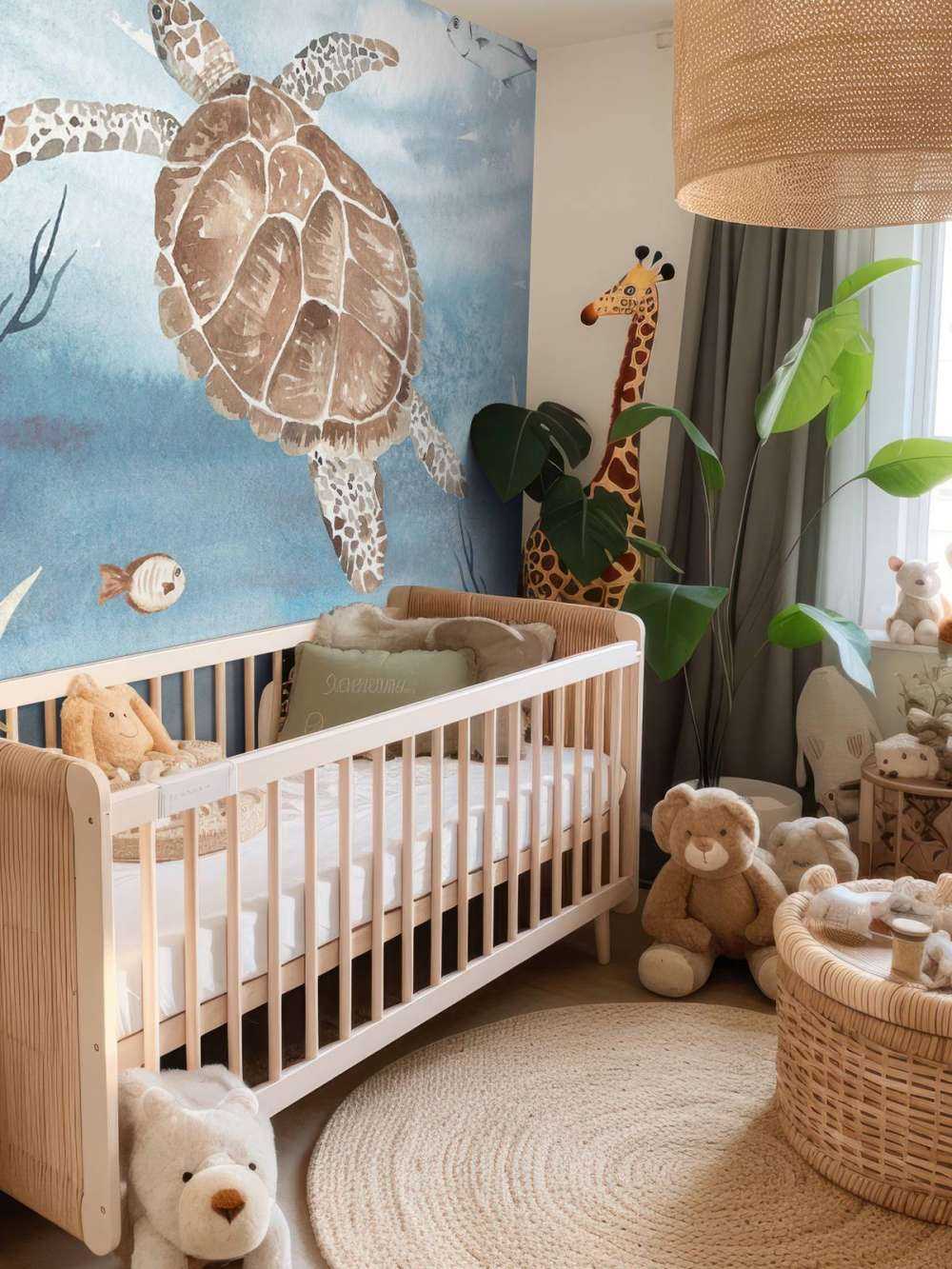 Watercolour sea turtle