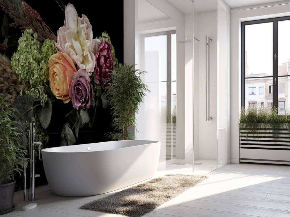 Peacock feather flower bouquet