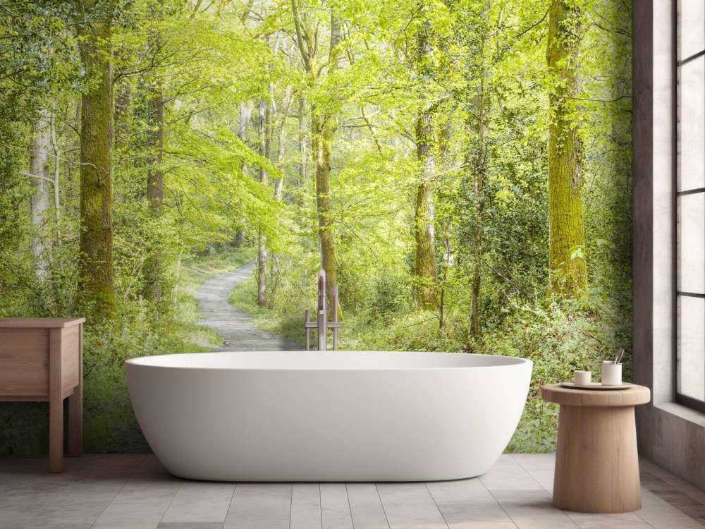 the green forest
