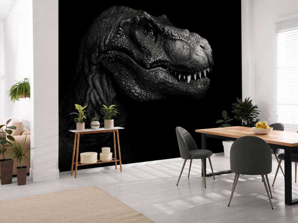 Close-up of a Tyrannosaurus Rex