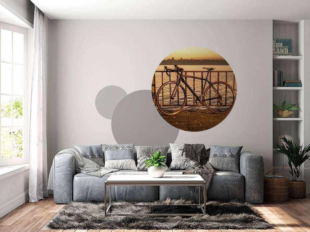 Racing bike by the water