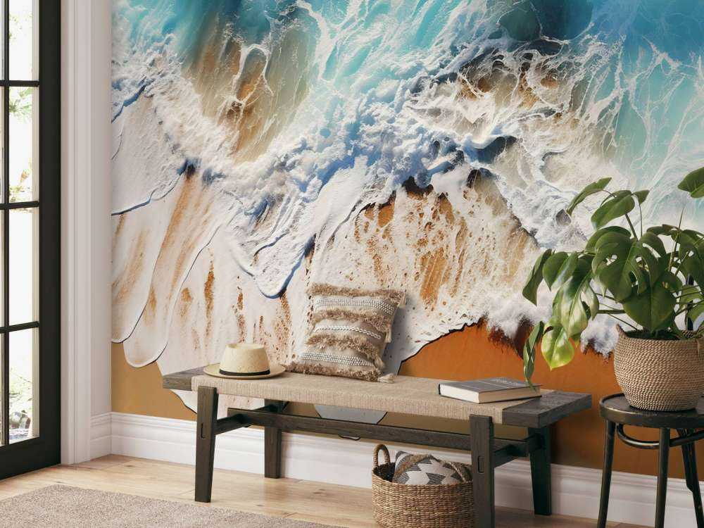 Turquoise Sea from Above