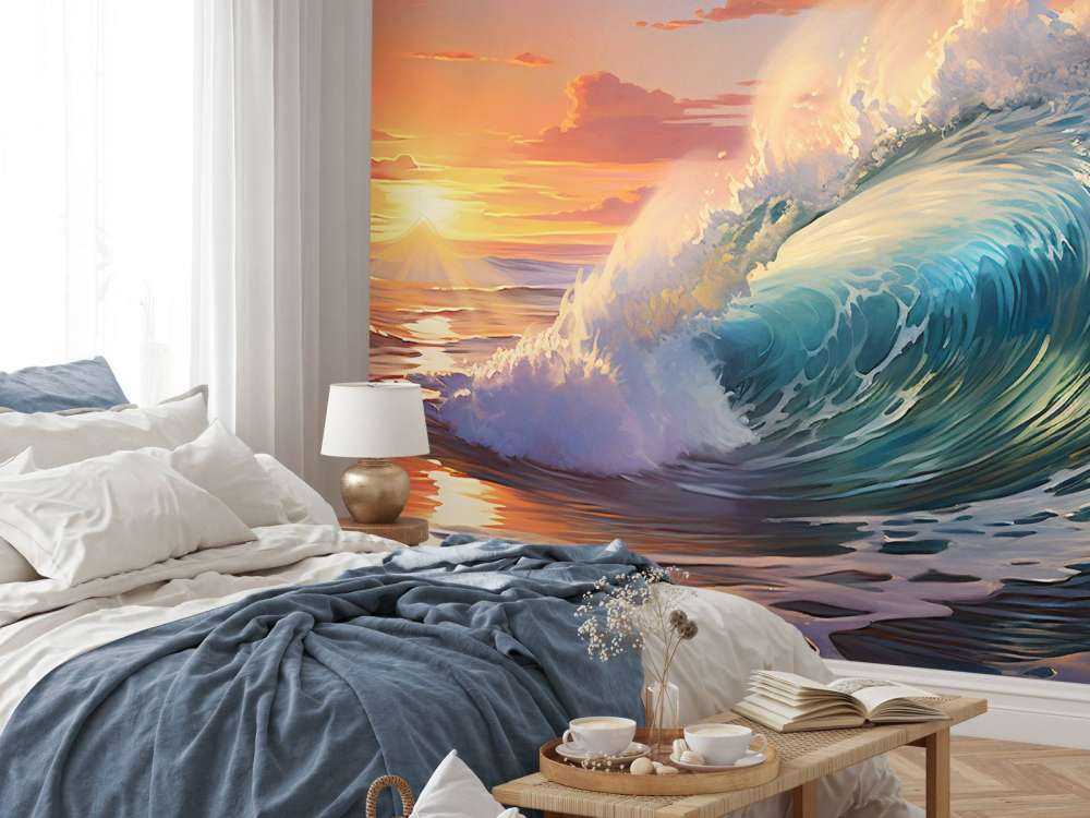 A Wave over the Sunset #2