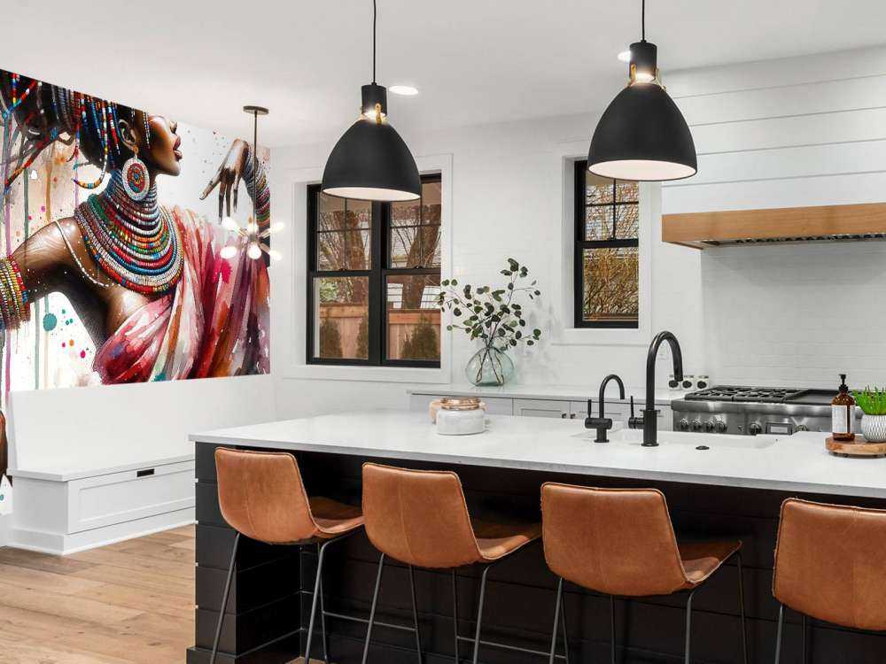 Watercolor African Dancer