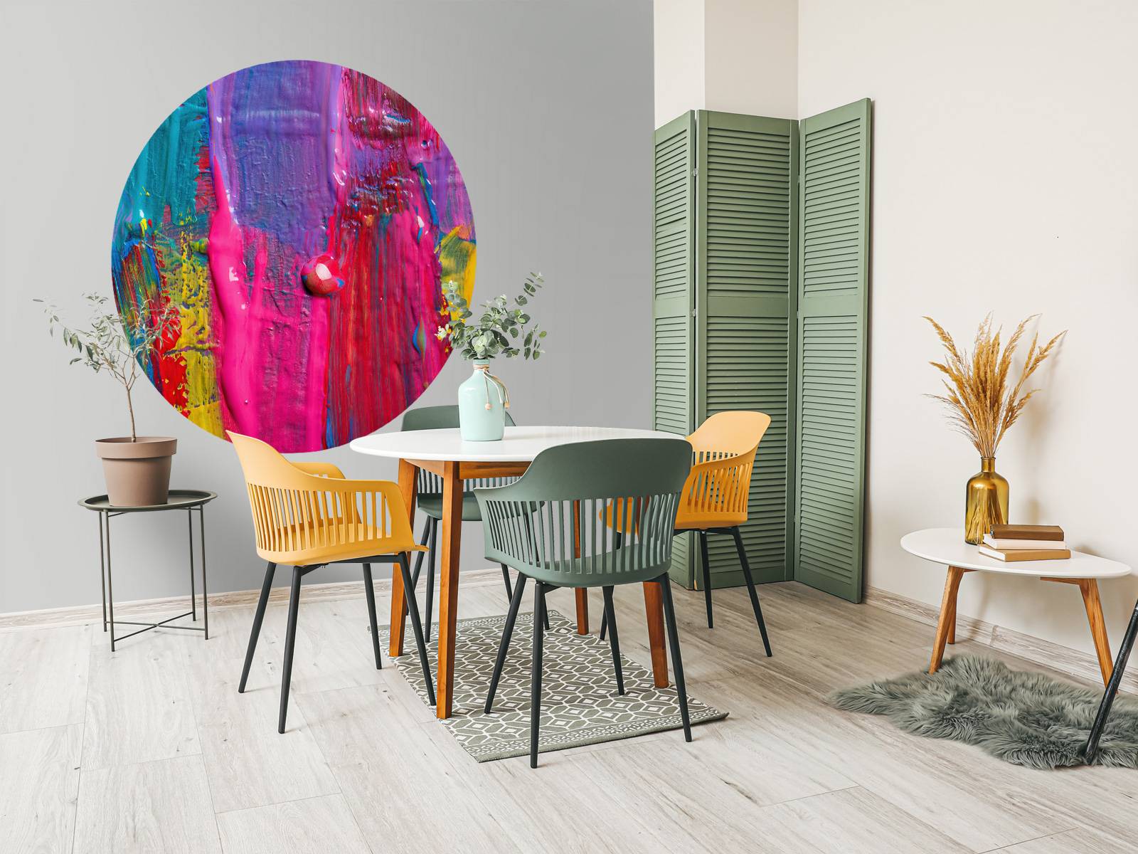Coloured paint