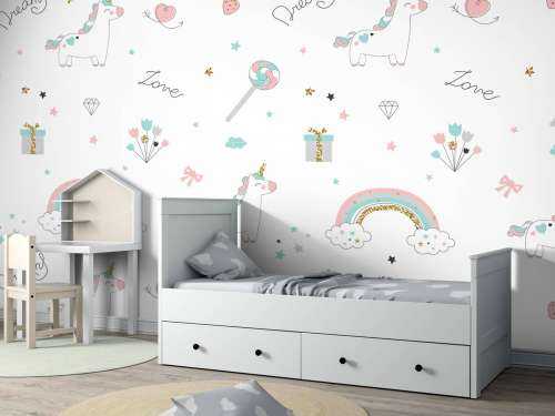Unicorns, rainbows and glitter