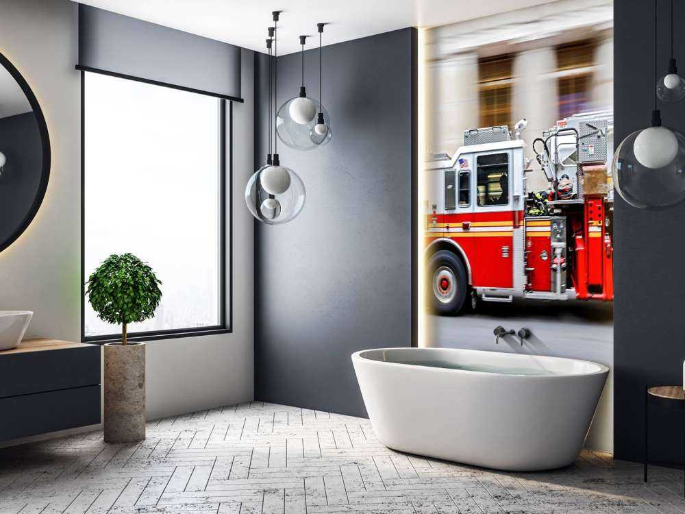 American fire engine