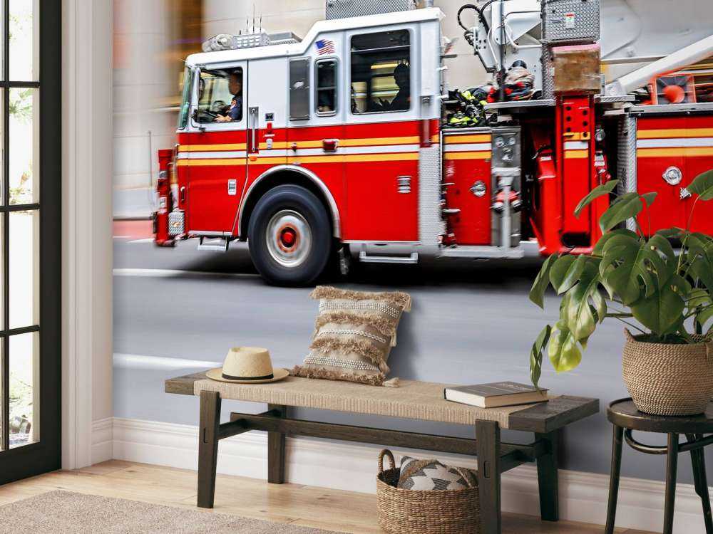 American fire engine