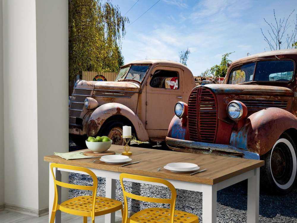 Rusty old trucks