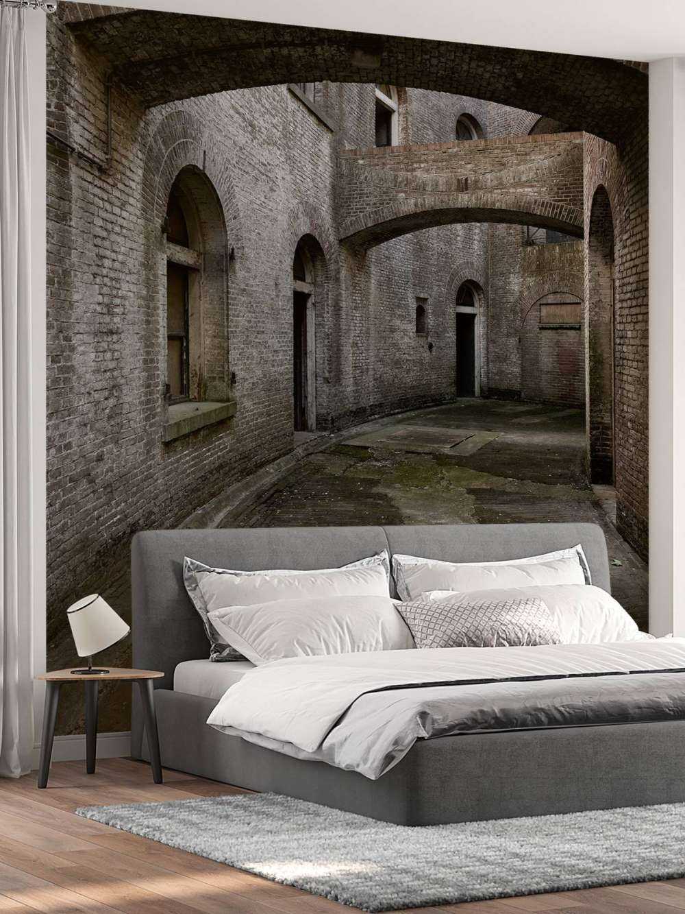 Courtyard with arches