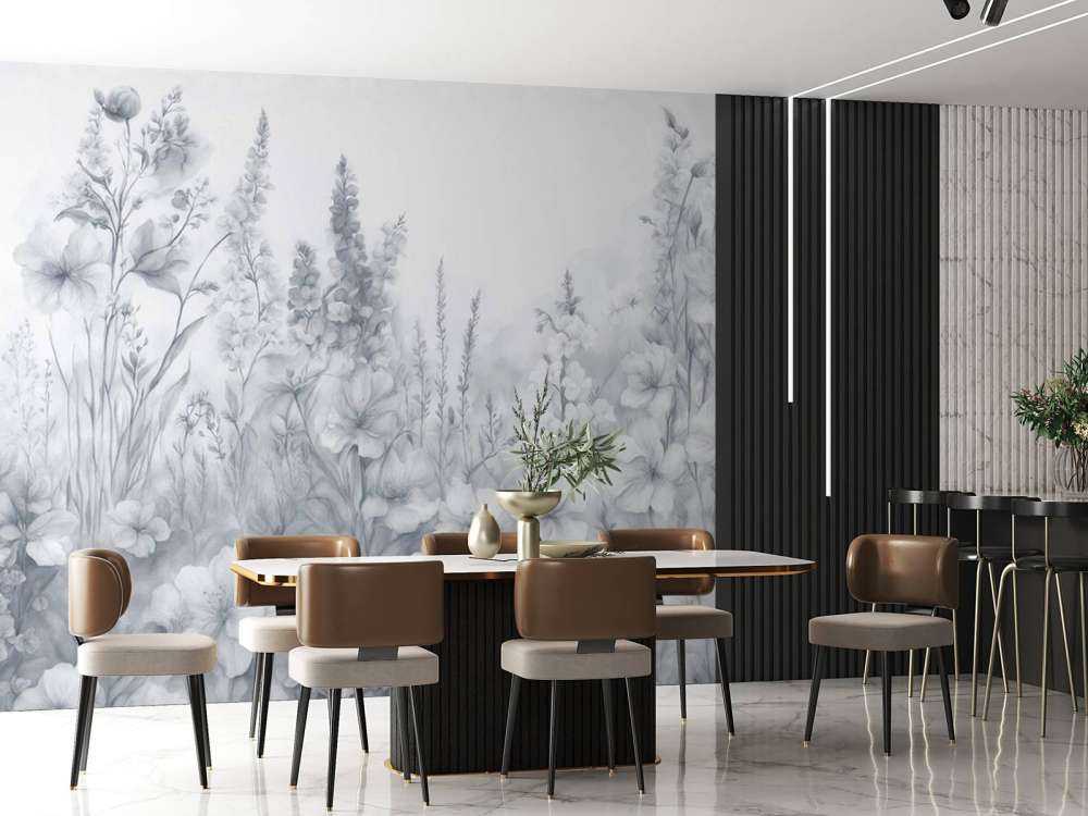 Tender English garden - blue