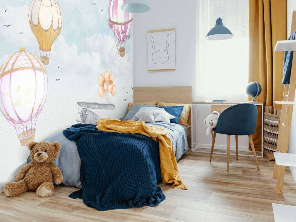 Hot air balloons pink